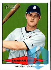 2007 Bowman Heritage Prospects Brennan Boesch #BHP37 Detroit Tigers